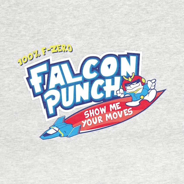 Falcon Punch Hawaiian Punch F-zero X Captain Falcon by stayfrostybro